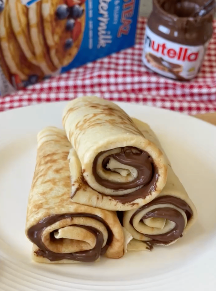 Crepes nutella
