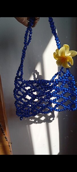 Sac bandoulière perles bohème