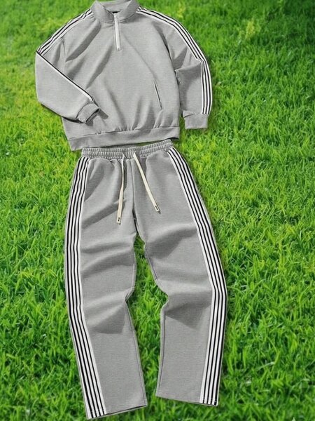 Ensemble survêtement gris femme