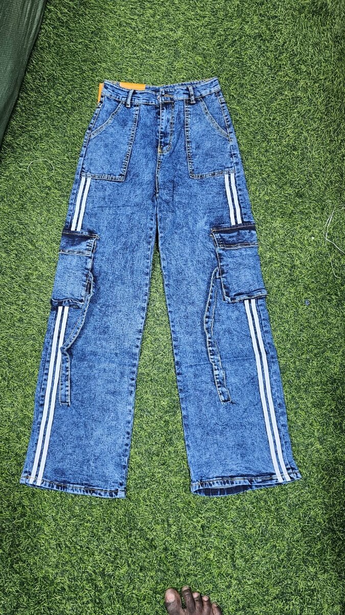 Jeans cargo tendance