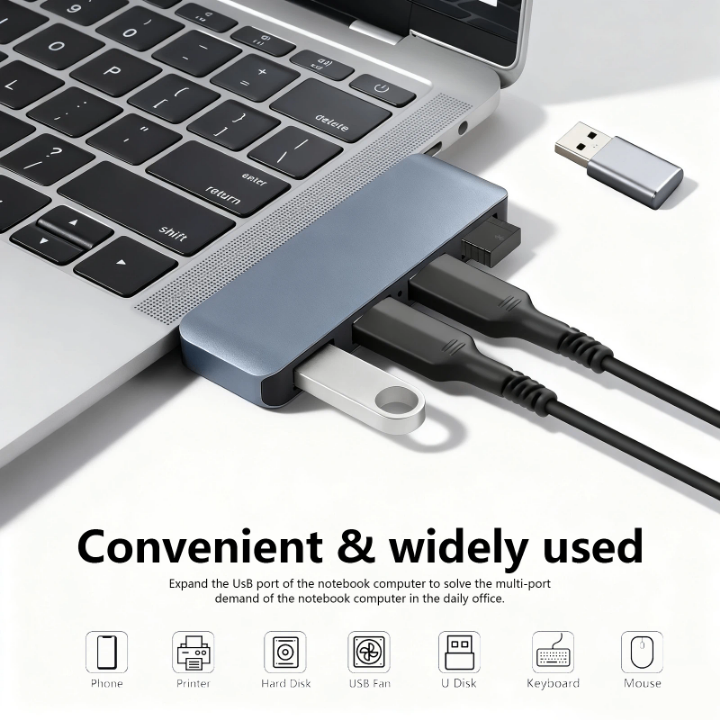 Hub USB C 4 ports Adaptateur