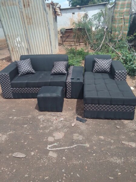 L shaped sofa available
