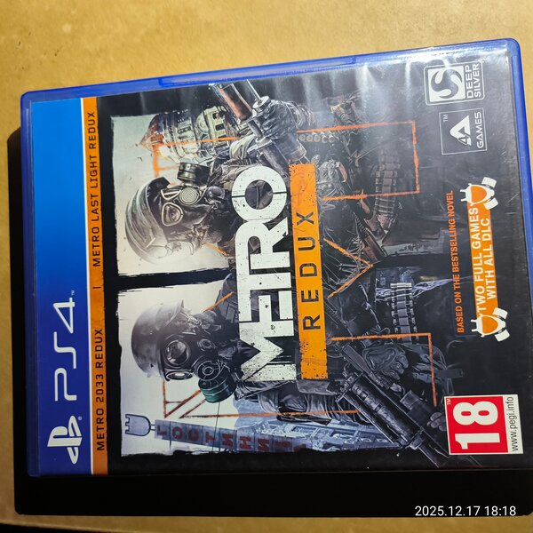 Cd Metro Redux PS4