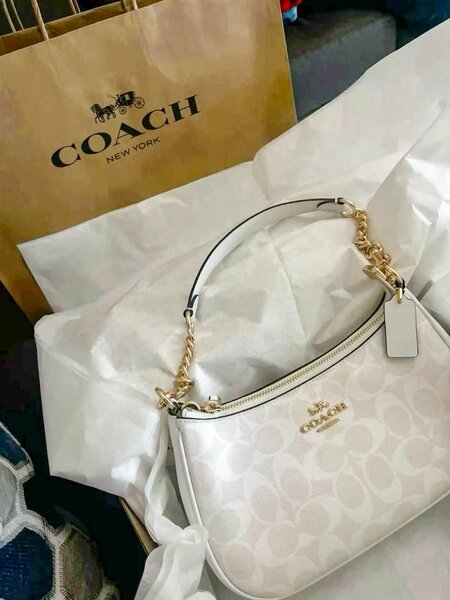 COACH Terry Shoulder +charms
