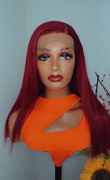 Low grade human hair full frontal