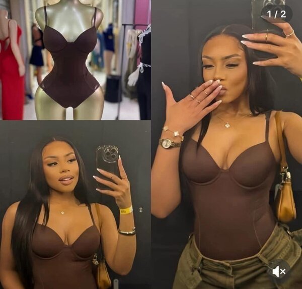 Body sculptant en dentelle