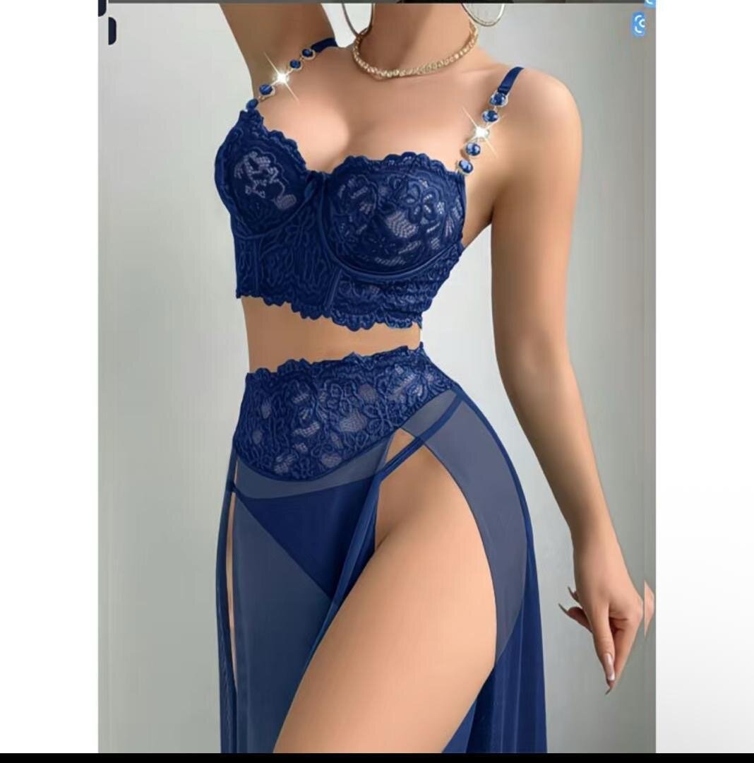 Ensemble lingerie sexy en dentelle