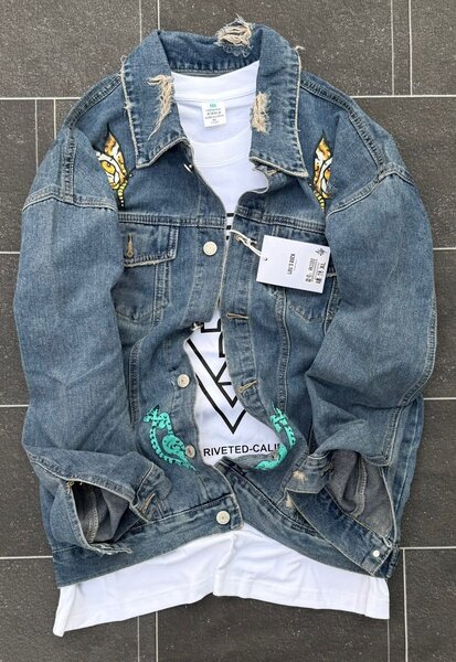 Veste en jean homme