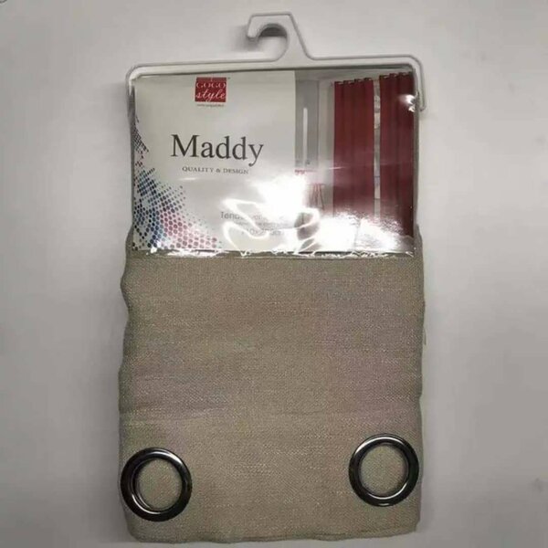 Rideau à œillets beige