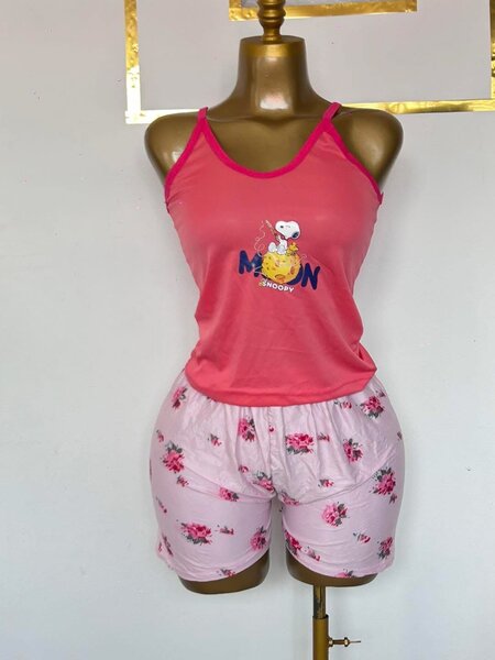 Pyjama d'été coloré femme