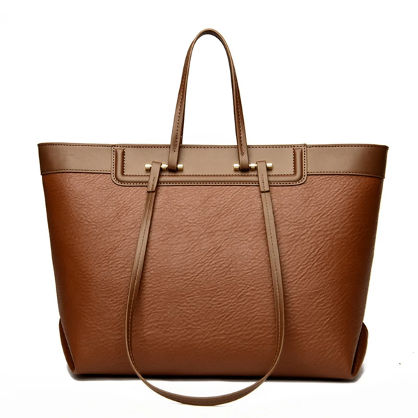 Sac cabas en cuir chic