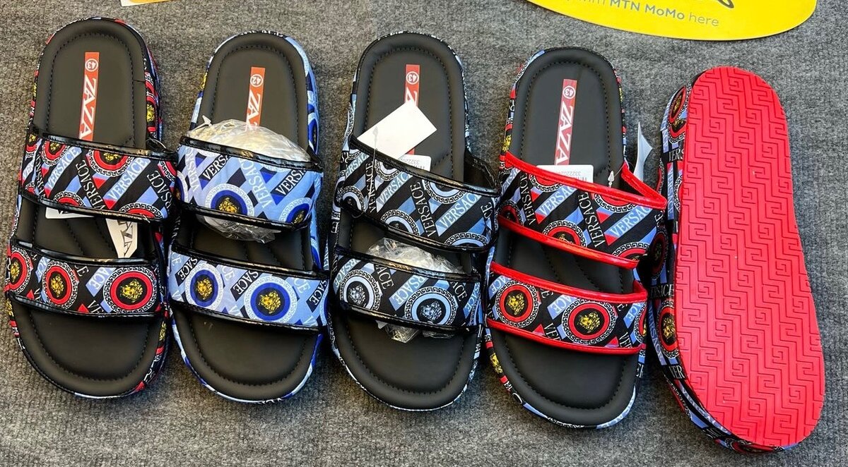 Zaza & Louis Vuitton Slides