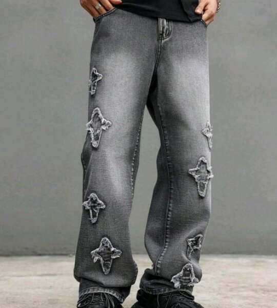 Pantalon en jean décontracté