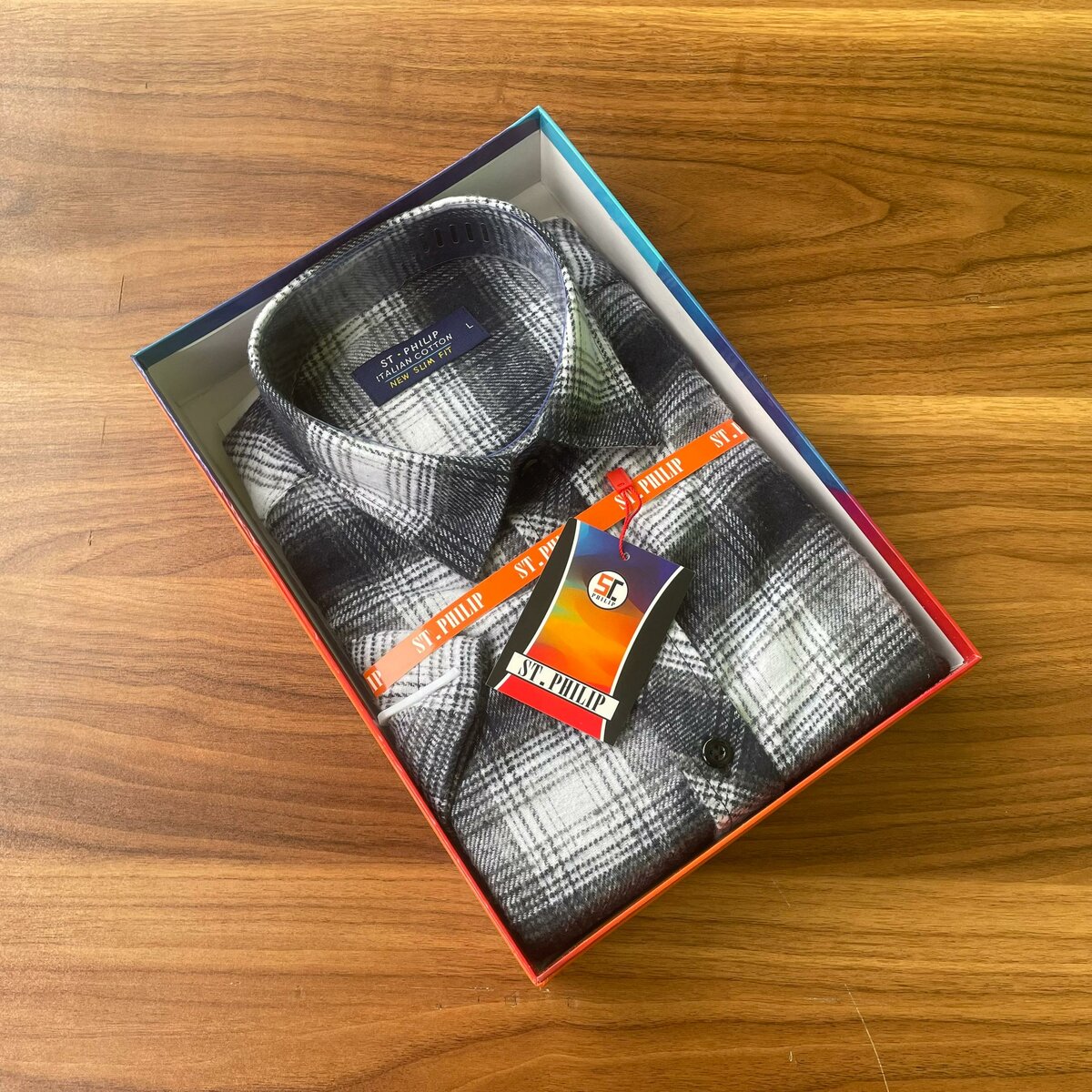 ST.PHILIP CHECK SHORT SLEEVES SHIRT