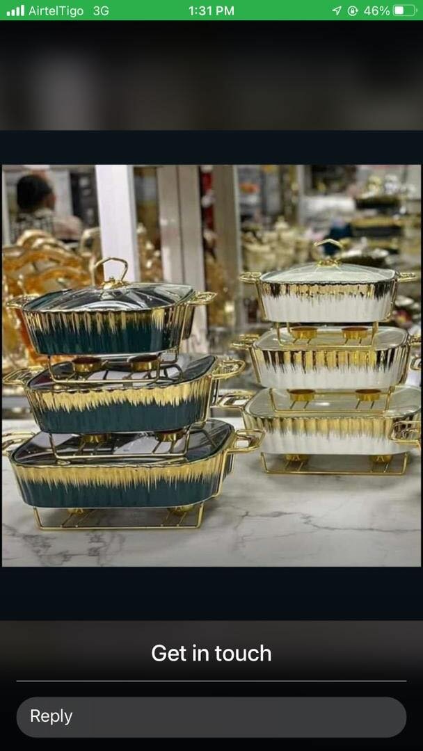 Ceramic serving Bowls 6pcs set