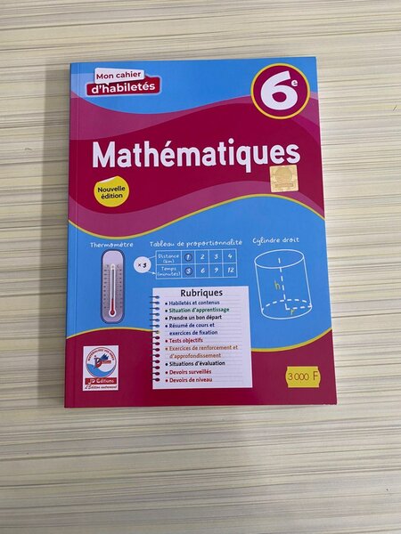 Cahier de Mathématiques 6e