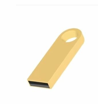 Mini clé USB dorée en métal, 64 Go