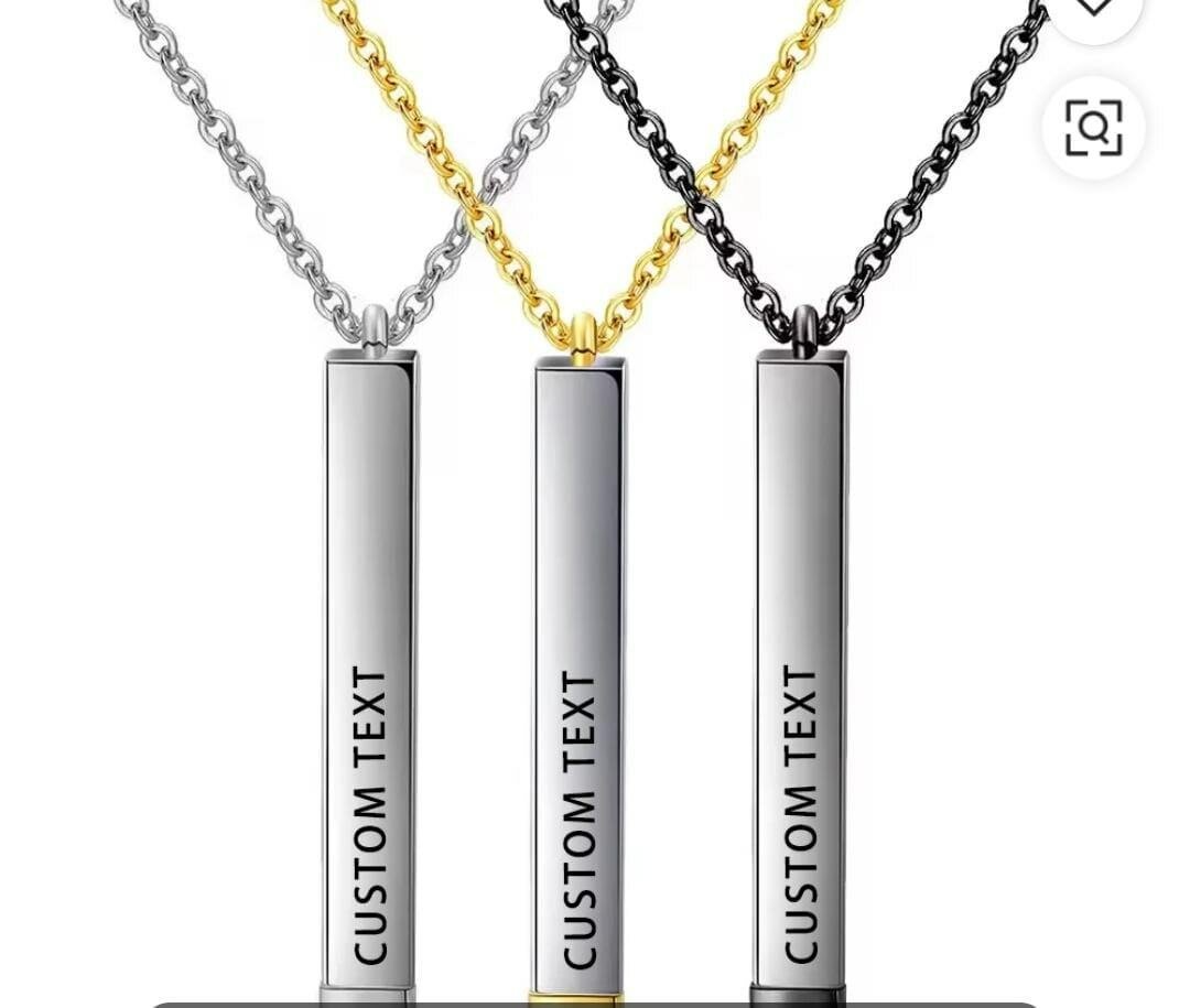 Collier personnalisé avec gravure