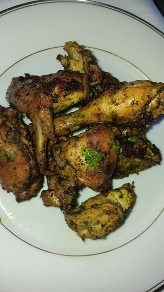 Poulet rôti aux herbes