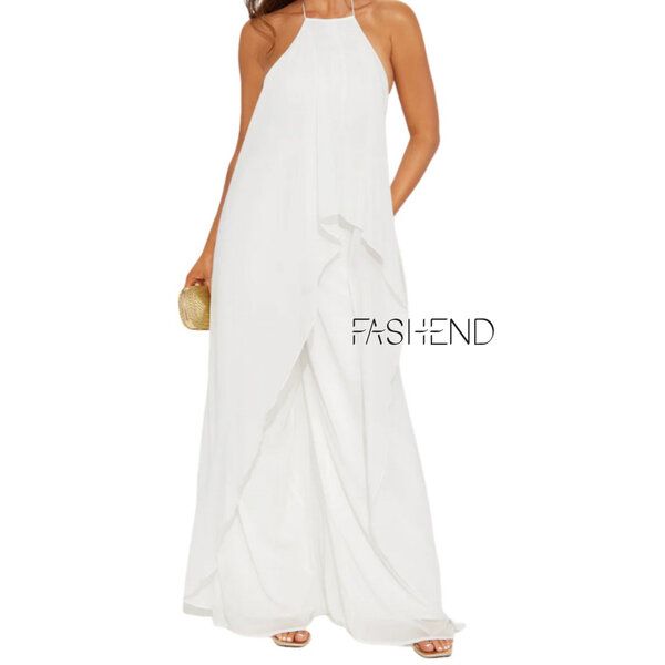 Combinaison blanche élégante