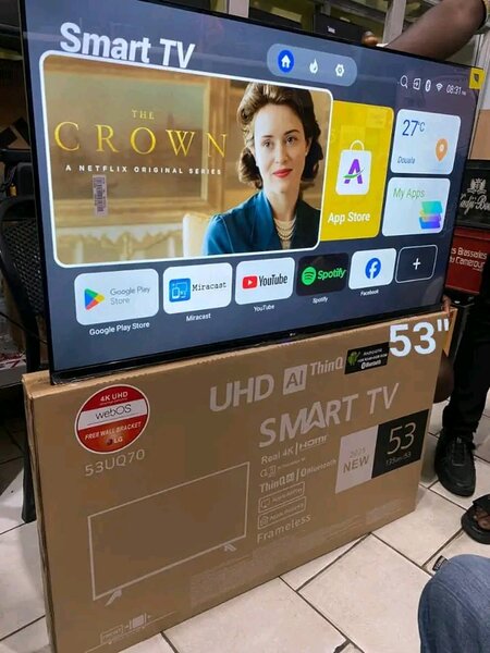 Téléviseur Intelligent UHD 53'' - SMART TV