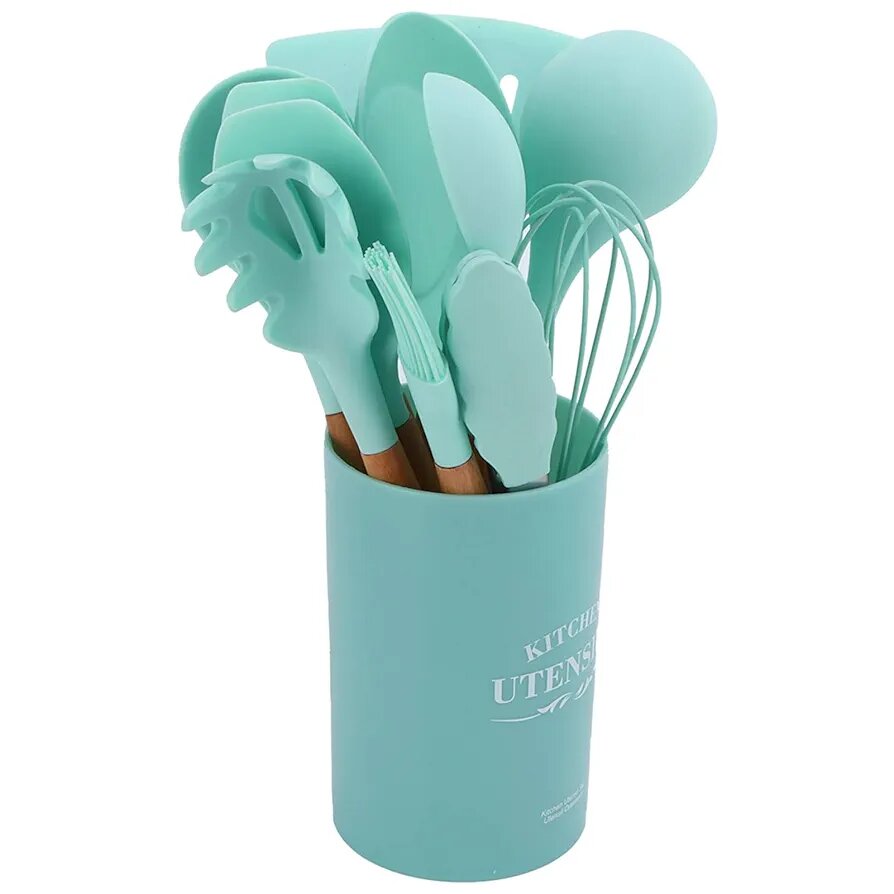 Set d'ustensiles de cuisine en silicone