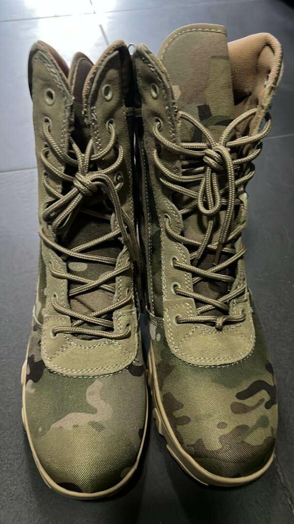 Chaussures tactiques homme camouflage