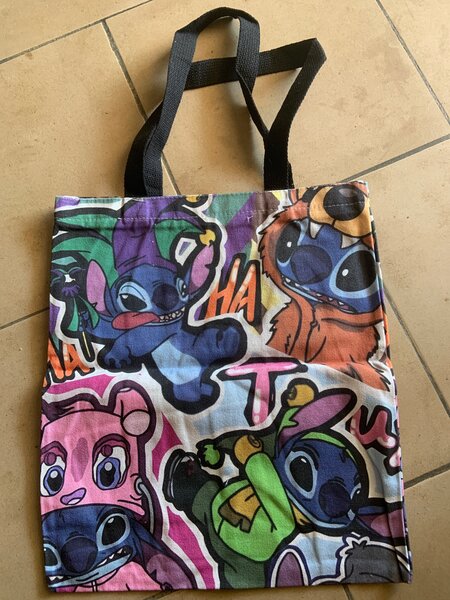 Sac fourre-tout Stitch coloré