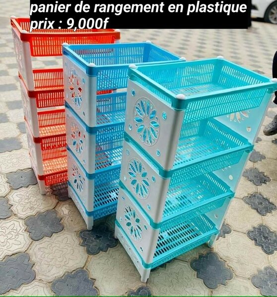  panier de rangement en plastique