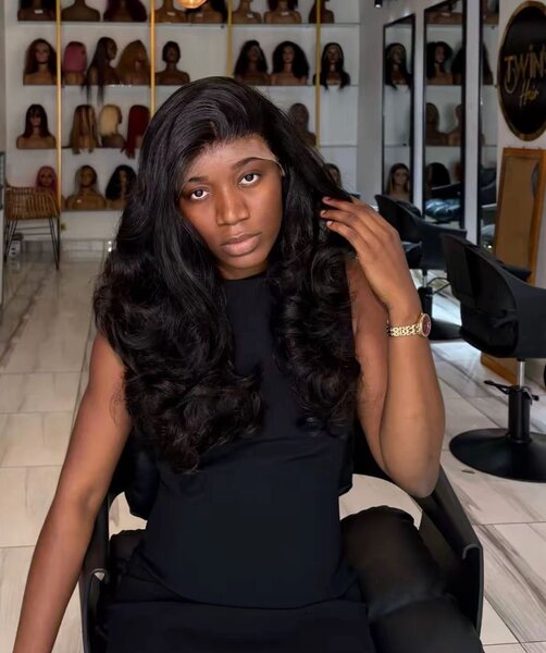 Perruque ondulée longue Bouncy