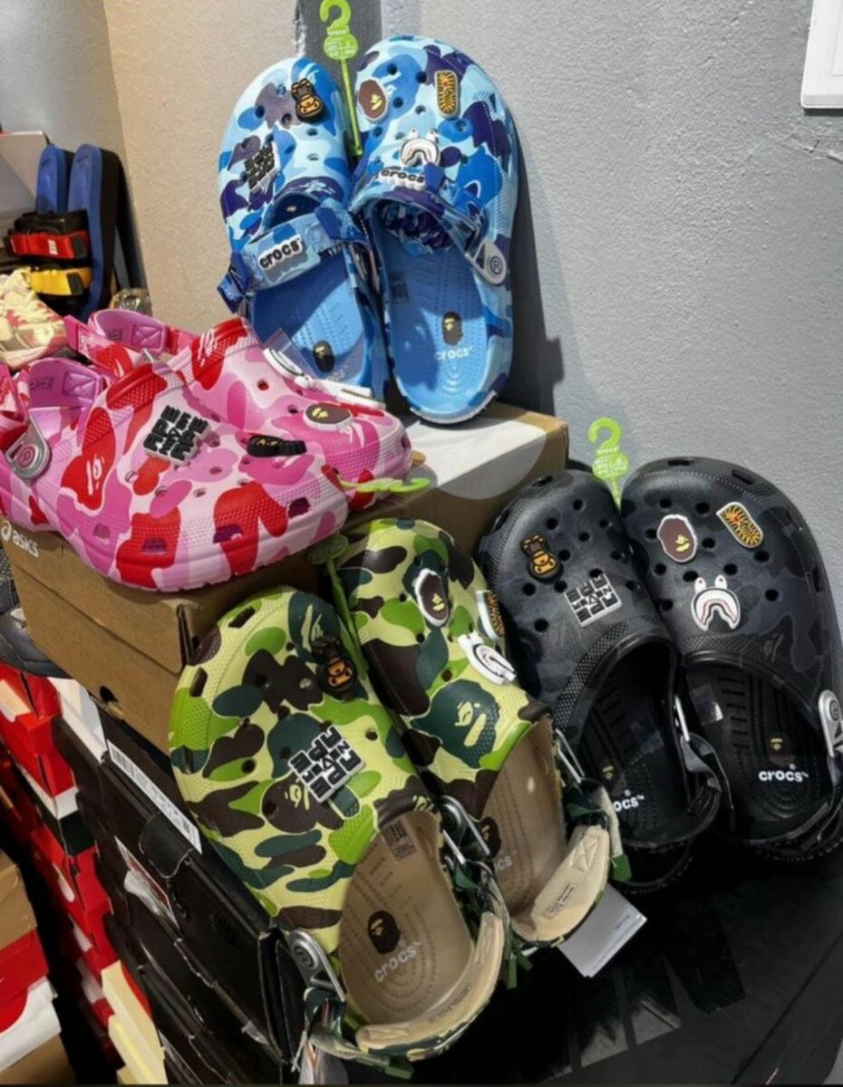 Crocs camouflage personnalisés