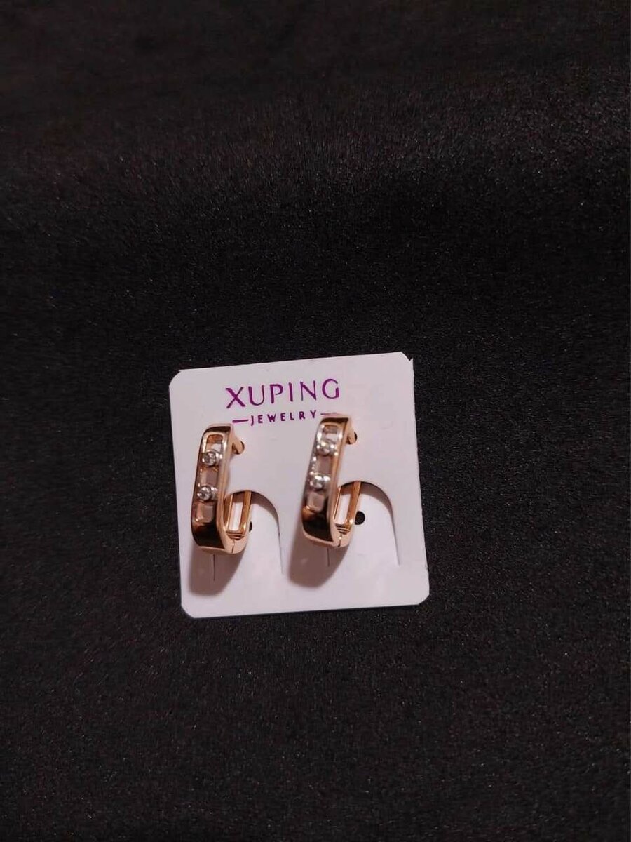 Boucles d oreilles en or plaqué