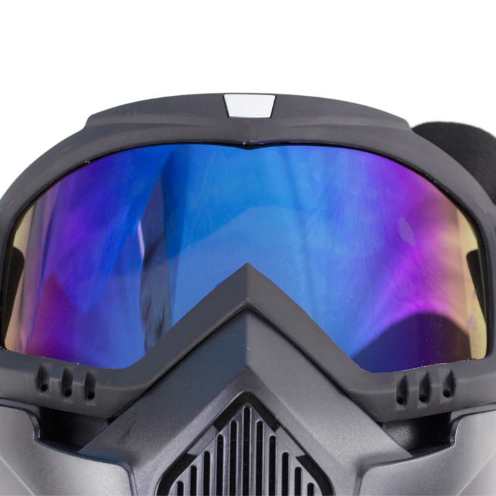 Masque UV pour moto