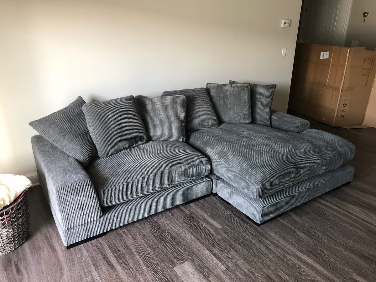 Canapé d'angle confortable
