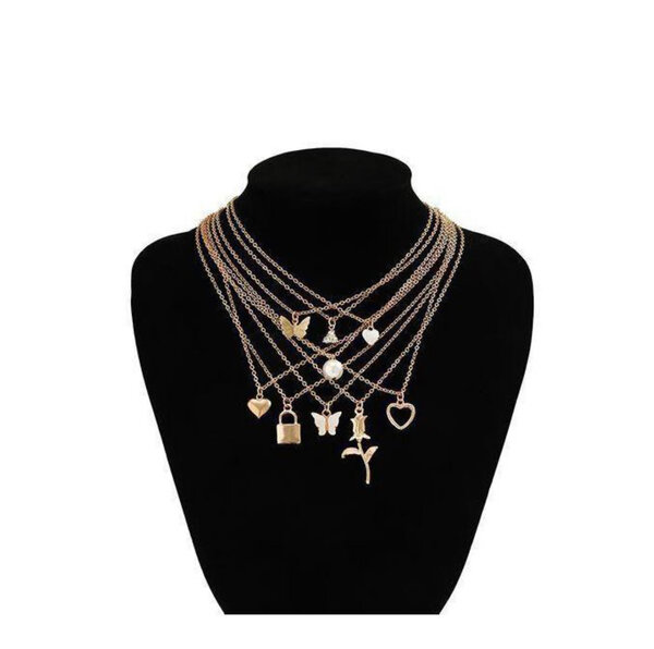 Collier multi-couches élégant