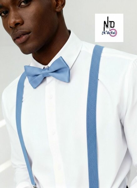 Nœud papillon et bretelles assortis