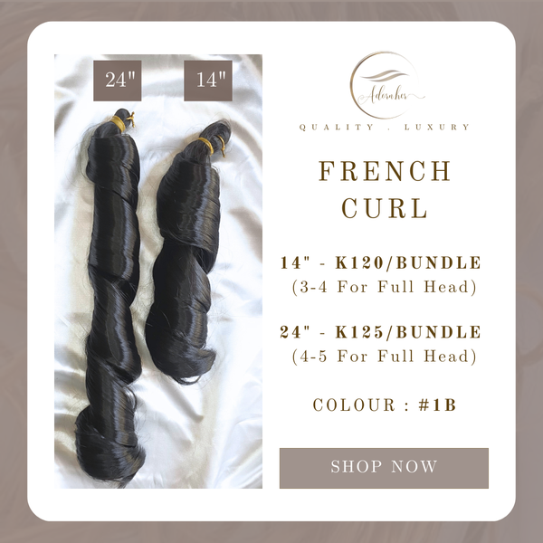 Colour #1B - 24inch French Curl