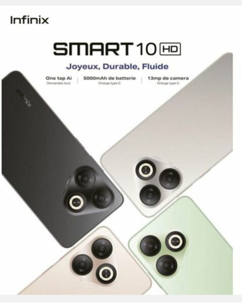 Infinix Smart 10 HD - Smartphone 5000mAh