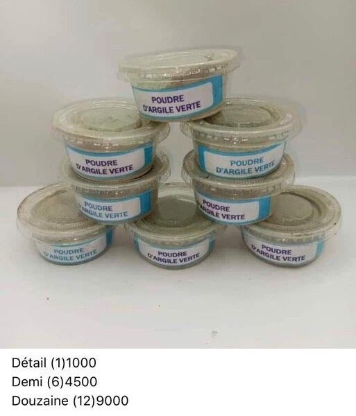 Argile,curcuma,acide citrique