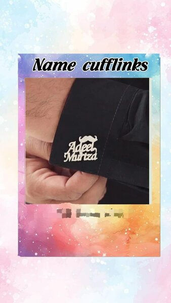 *Name Cufflink*