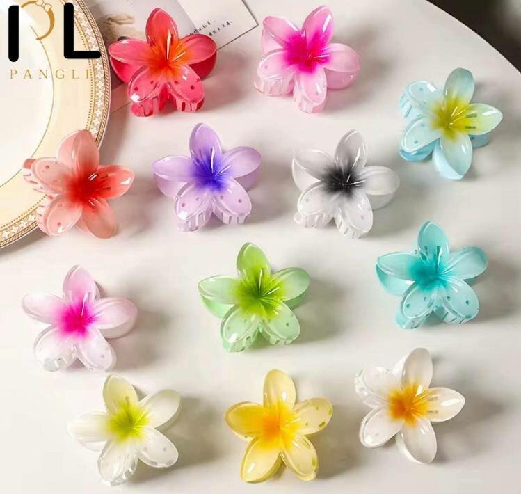 Pinces À Cheveux Fleurs Colorées