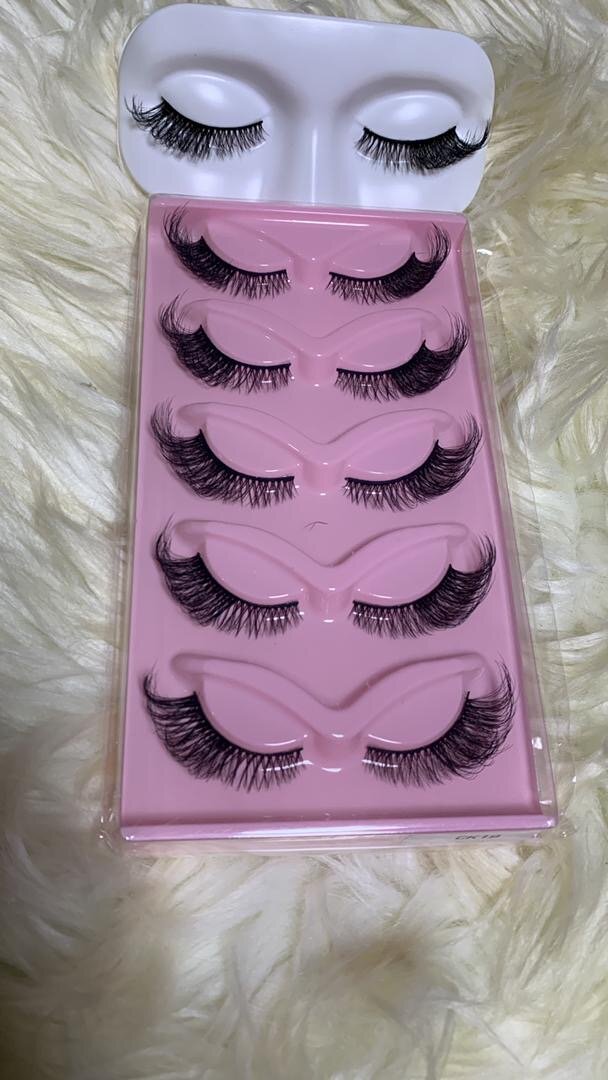 Cils postiches faux 5 paires