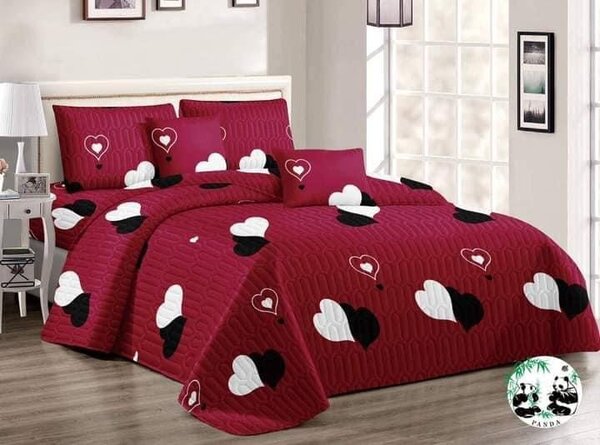 BEDSPREADS   QUEEN      SIZE   5    PCS  , 2 STANDARD PILL