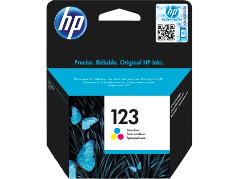 HP 123 Tri-color Original Ink