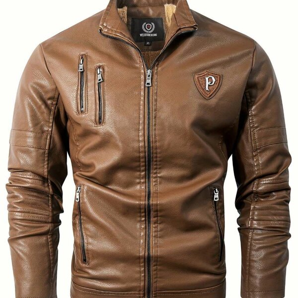 Veste en cuir homme tendance