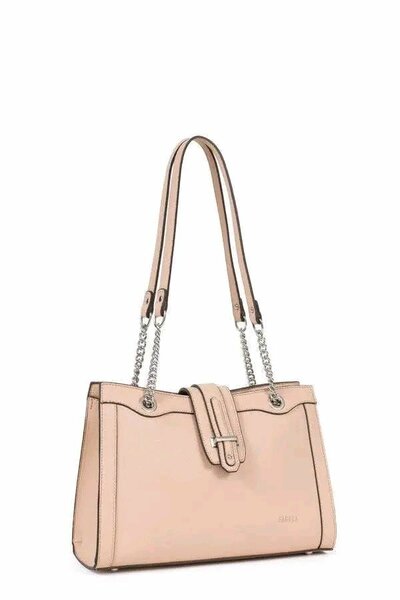Sac à main femme en cuir beige