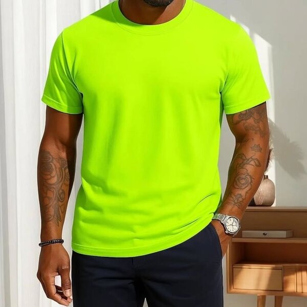 T-shirt homme fluo tendance