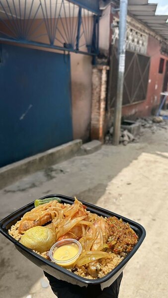 Riz au soumara au poulet