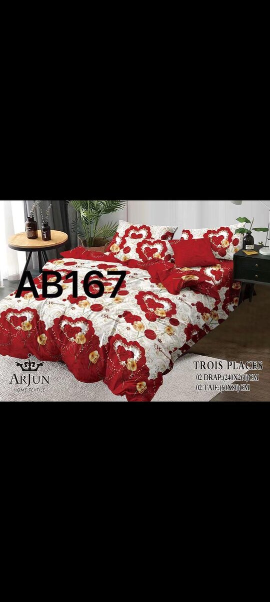 Draps de lit 3 places