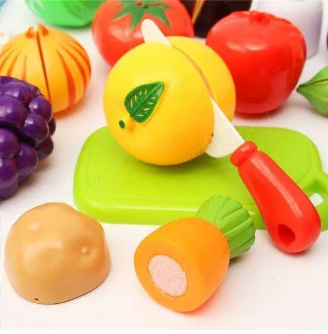 Fruit cutting basket for kids